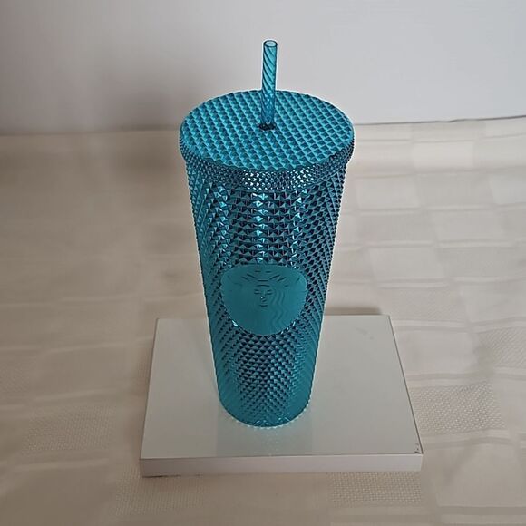 Starbucks Studded Cold Cup Venti Tumbler 24oz/ 710ml Blue - Picture 1 of 16